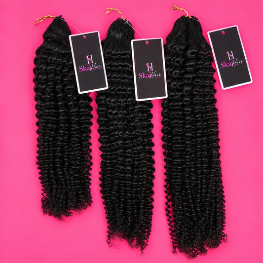 Feather crochet ~ Kinky curly